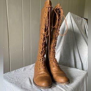 Rocket Dog tall lace up boots - size 8.5